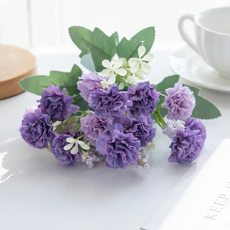 Bouquet de Fleurs Artificielles colorées | Artiflora Mauve / 3pcs