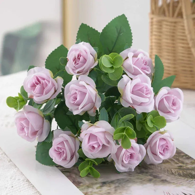 Bouquet de Roses Artificielles | Artiflora Violet