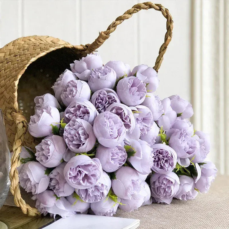 Bouquet de Roses Artificielles rondes | Artiflora