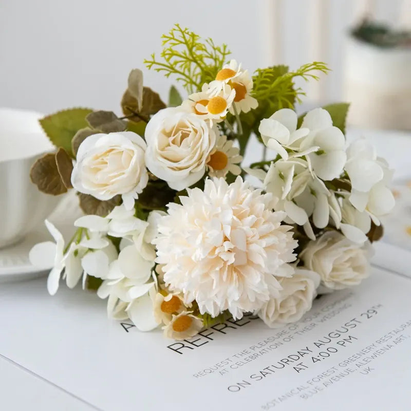 Bouquets de fleurs Artificielles | Artiflora Blanc