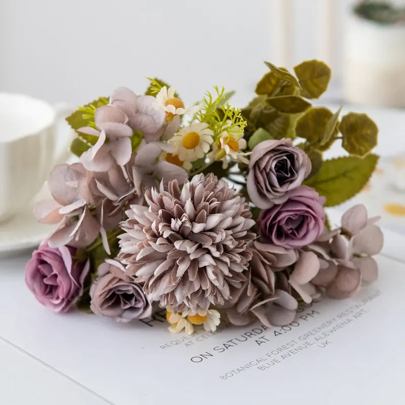 Bouquets de fleurs Artificielles | Artiflora Pourpre