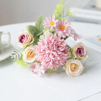 Bouquets de fleurs Artificielles | Artiflora Rose Clair