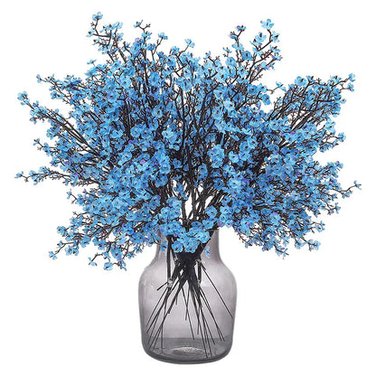 Bouquets de Gypsophiles Artificiel en Fleur | Artiflora Bleu / 1Pcs