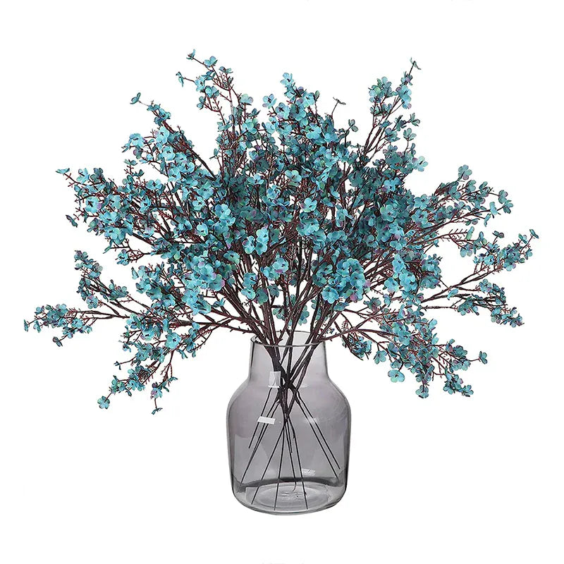 Bouquets de Gypsophiles Artificiel en Fleur | Artiflora Bleu Foncé / 1Pcs