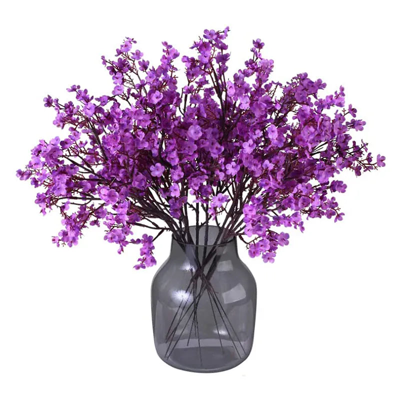 Bouquets de Gypsophiles Artificiel en Fleur | Artiflora Mauve / 1Pcs