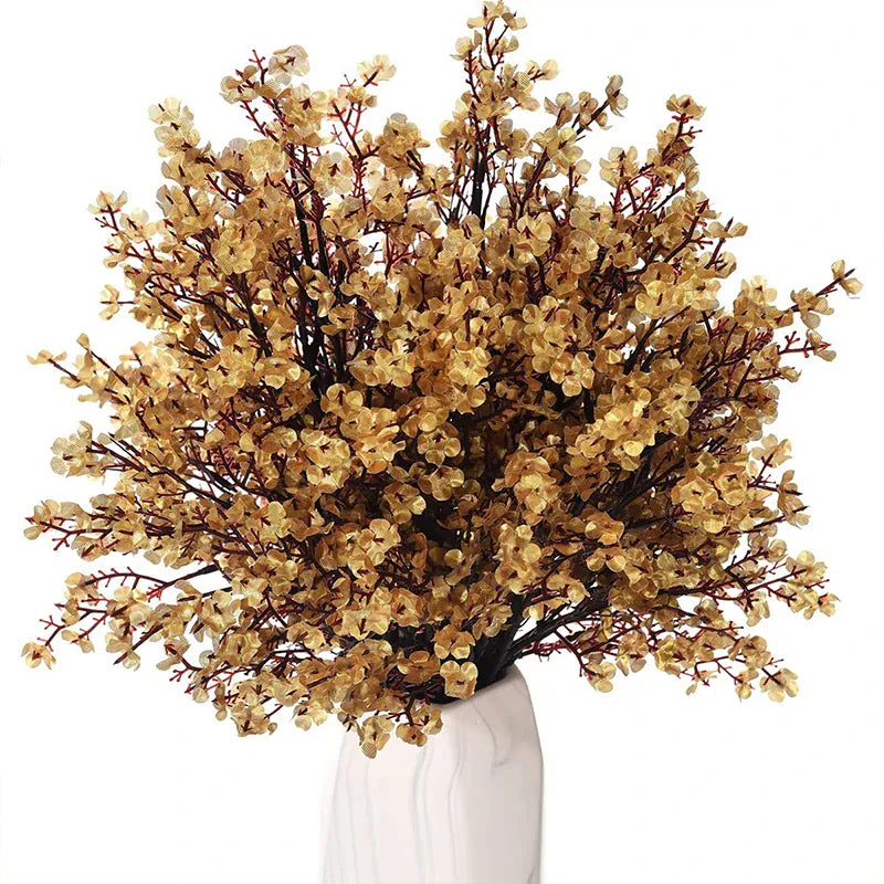 Bouquets de Gypsophiles Artificiel en Fleur | Artiflora Or / 1Pcs