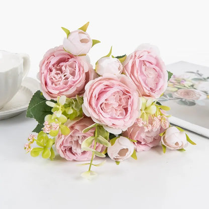 Bouquets de Roses Artificielles Colorées | Artiflora Rose