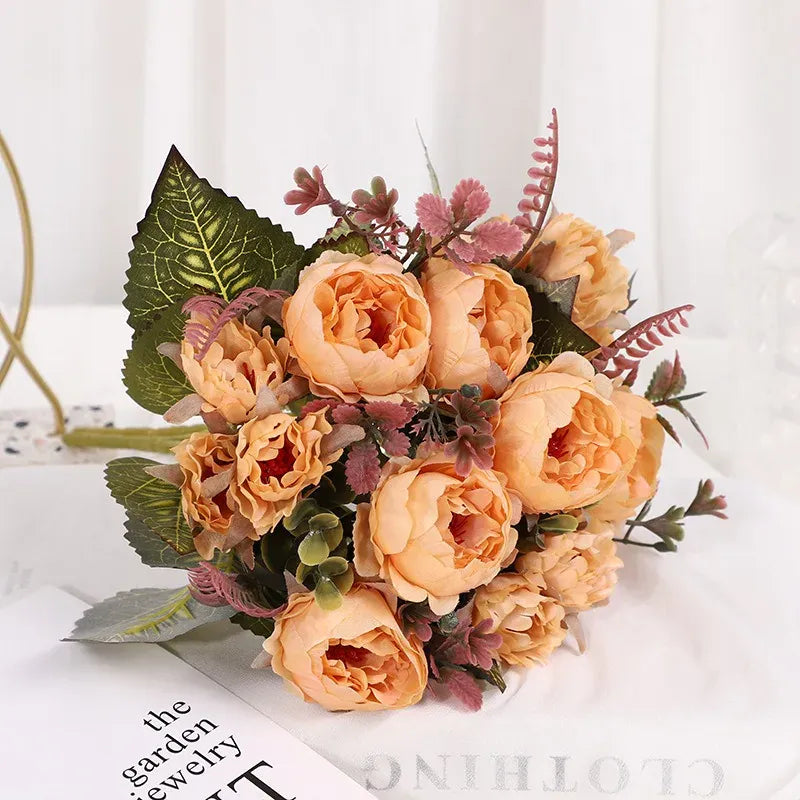Bouquets de Roses Artificielles Sobre | Artiflora Jaune