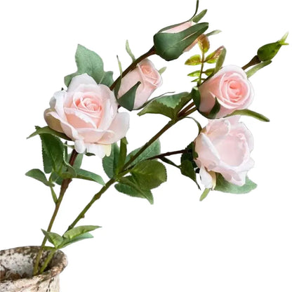 Branche de 5 Roses Artificielles | Artiflora
