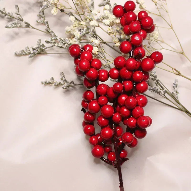 Branche de baies artificielles pour décoration de noël | Artiflora