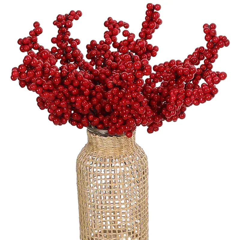 Branche de baies artificielles pour décoration de noël | Artiflora