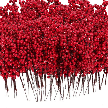 Branche de baies artificielles pour décoration de noël | Artiflora
