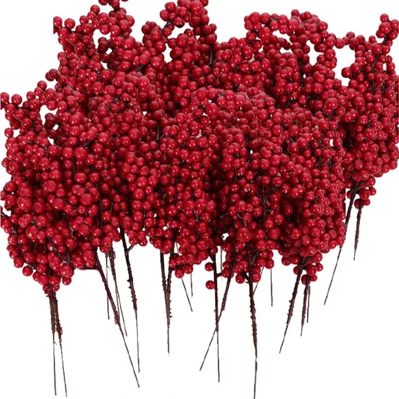 Branche de baies artificielles pour décoration de noël | Artiflora 20 Branches