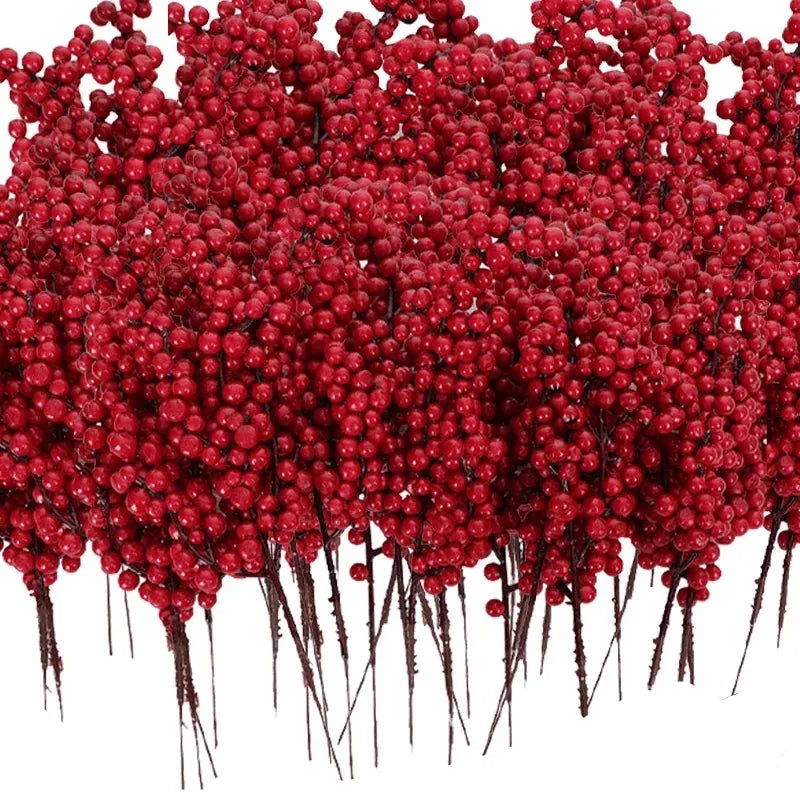 Branche de baies artificielles pour décoration de noël | Artiflora 50 Branches