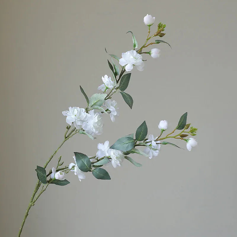 Branche de Camellia Artificielle | Artiflora Blanc
