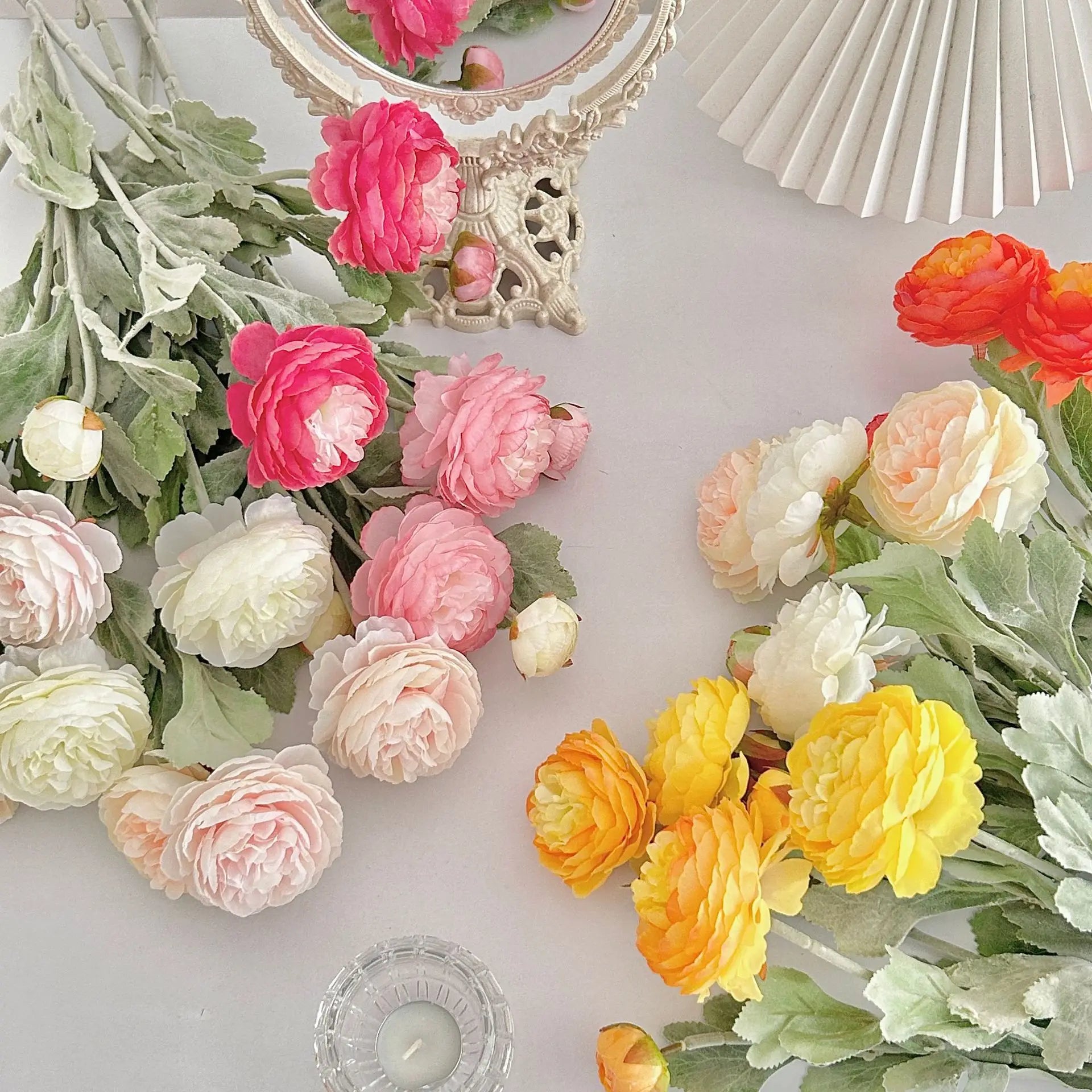 Branche de Roses Artificielles | Artiflora