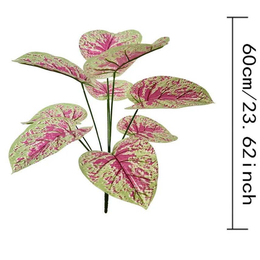 Caladium Artificiel | Artiflora 9 Feuilles