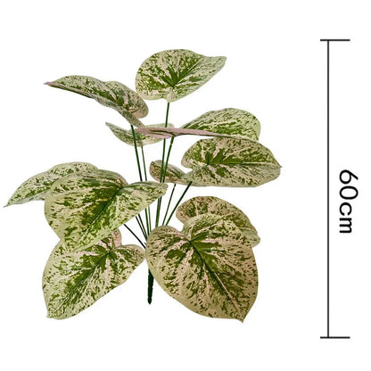 Caladium Artificiel Vert | Artiflora 12 Feuilles
