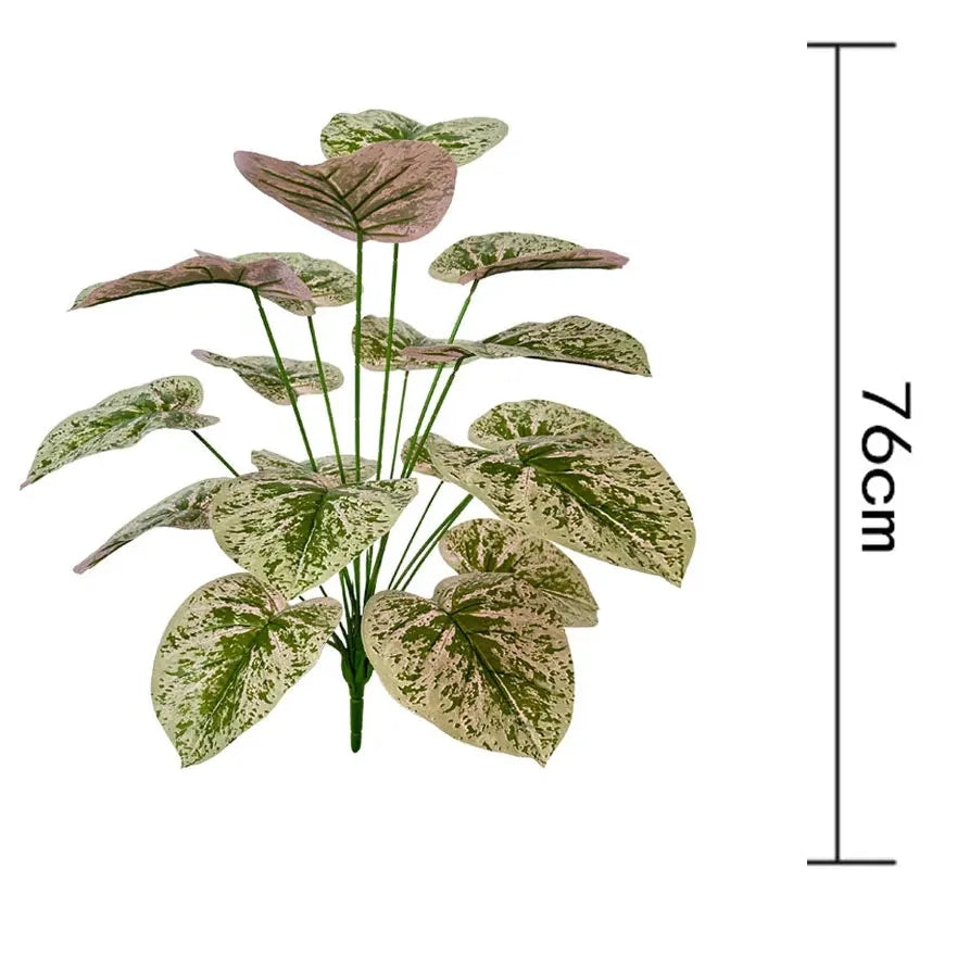 Caladium Artificiel Vert | Artiflora 18 Feuilles