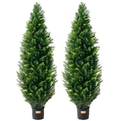 Cèdres Artificiels (2 pièces) 91cm - 2 Pcs