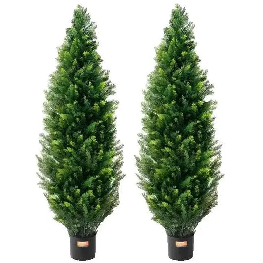 Cèdres Artificiels (2 pièces) 91cm - 2 Pcs