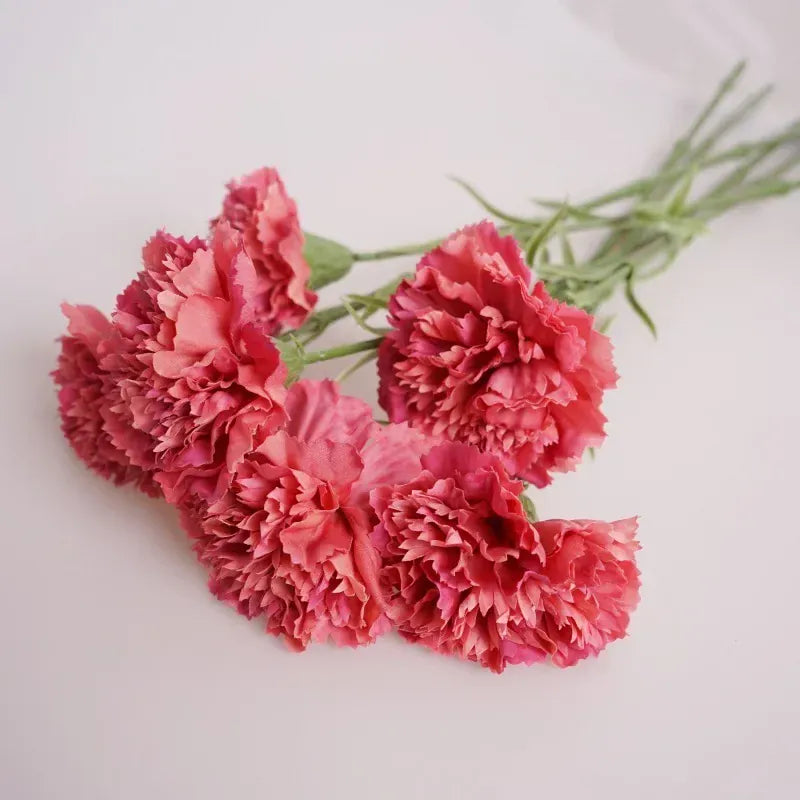 Cœillets artificiels | Artiflora Rose Rouge / 10