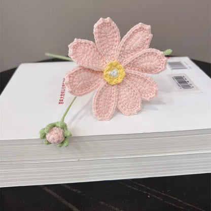 Couple de deux Fleurs Tricotée | Artiflora Rose