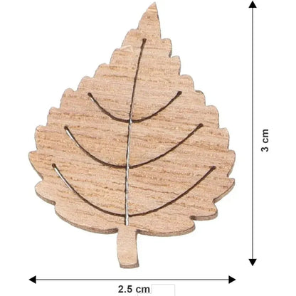 Feuilles de Bois 50pcs
