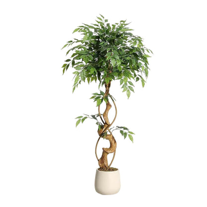 Ficus Tressé Artificiel | Artiflora 120cm