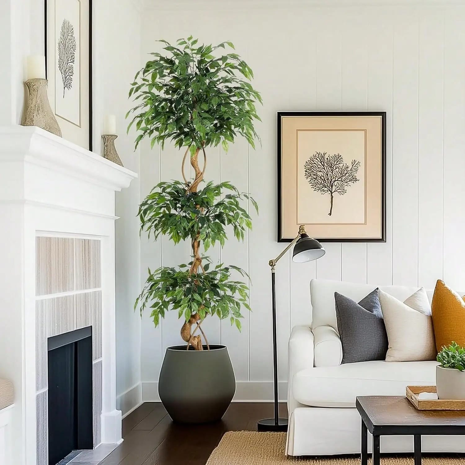 Ficus Tressé Artificiel | Artiflora