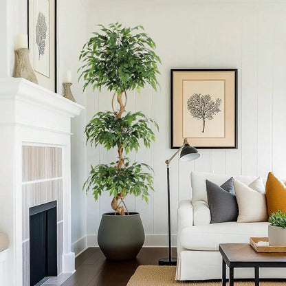 Ficus Tressé Artificiel | Artiflora