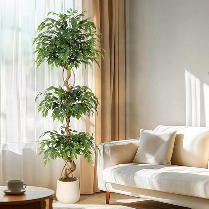 Ficus Tressé Artificiel | Artiflora