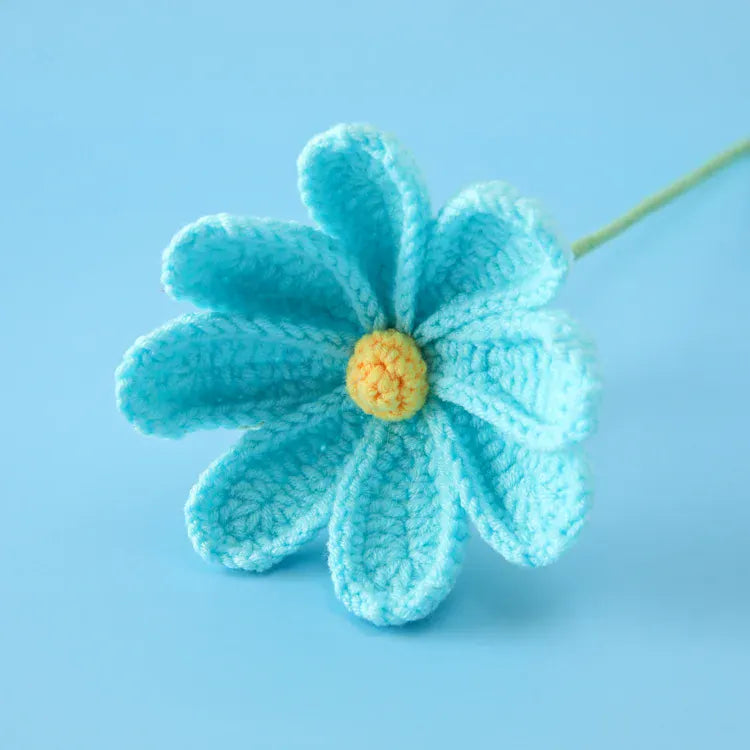 Fleur Tricotée | Artiflora Bleu Clair