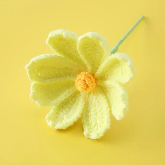 Fleur Tricotée | Artiflora Jaune