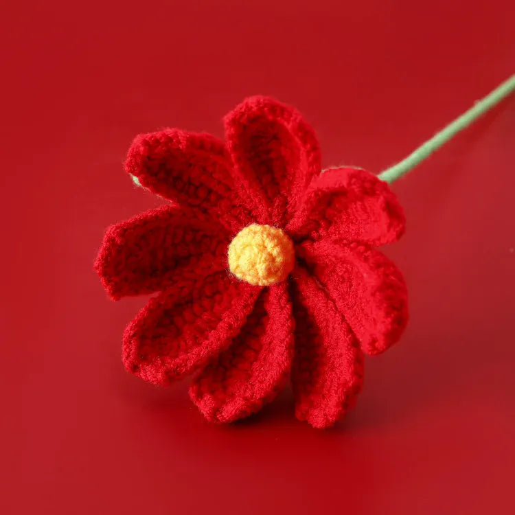 Fleur Tricotée | Artiflora Rouge