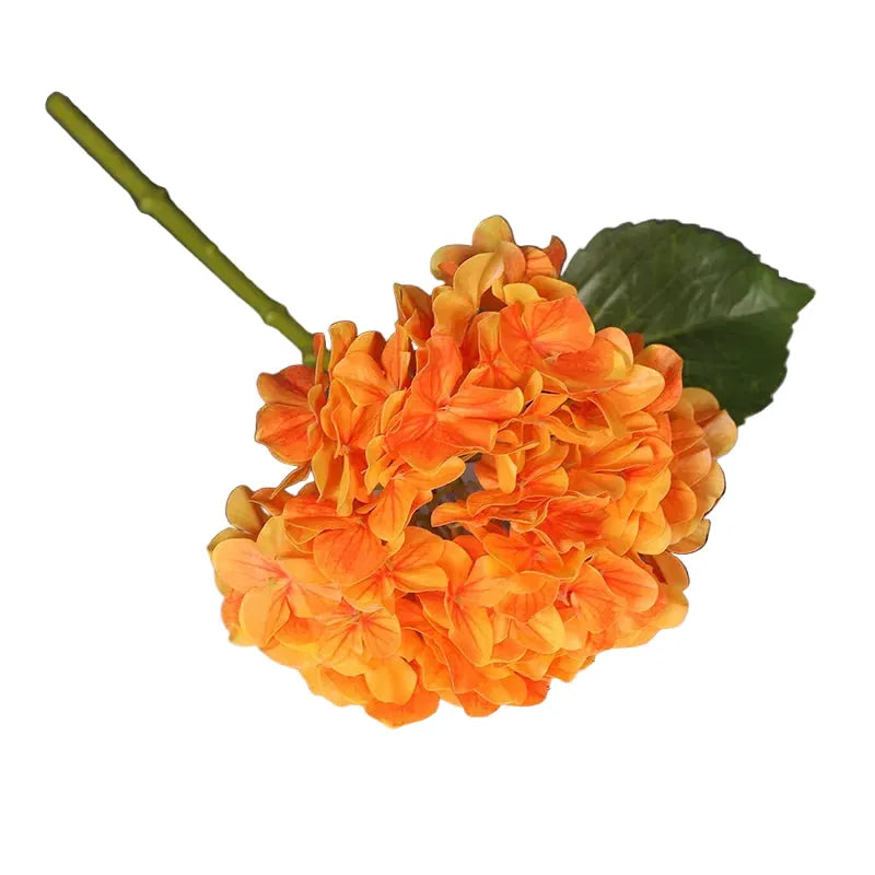 Fleurs d'Hortensia Artificielles | Artiflora Orange