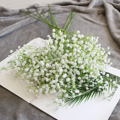 Fleurs de Gypsophile Artificielles | Artiflora Blanc / 5pcs