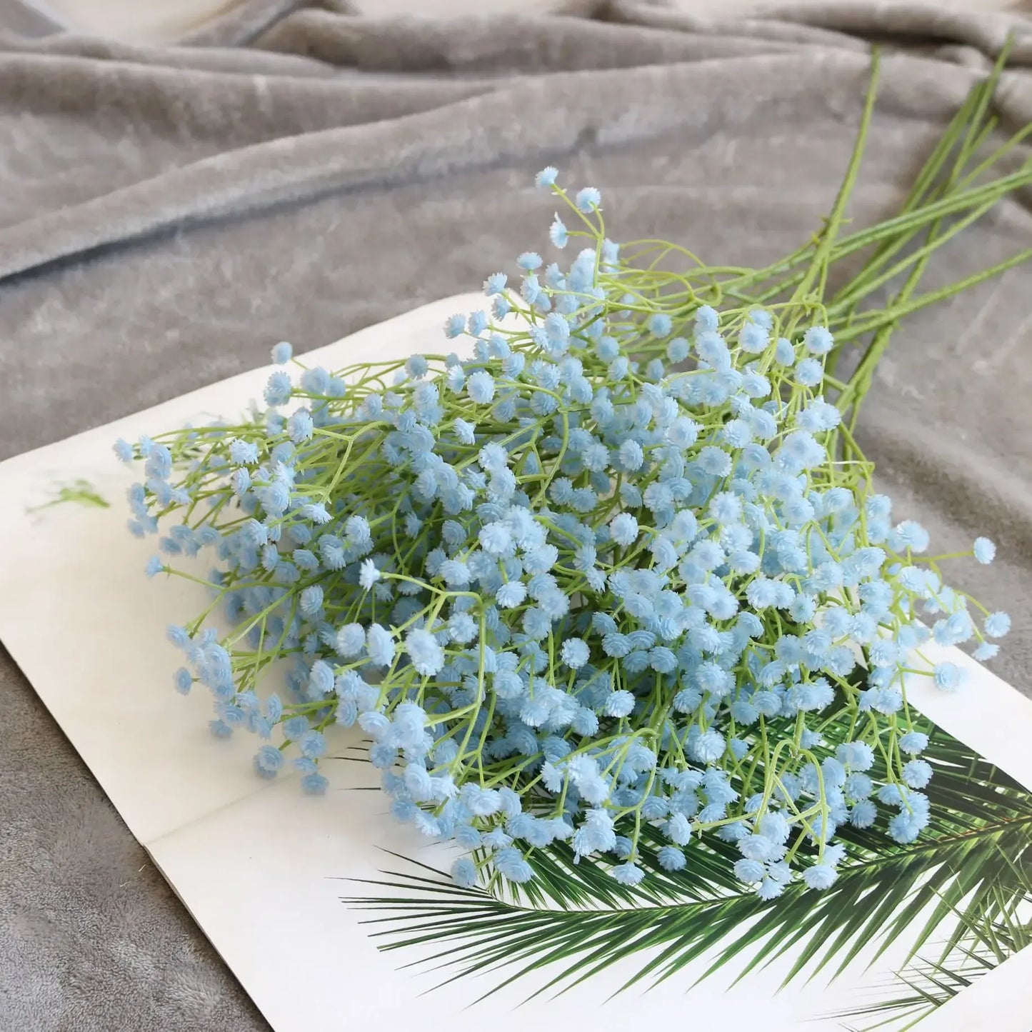 Fleurs de Gypsophile Artificielles | Artiflora Bleu Ciel / 1pcs
