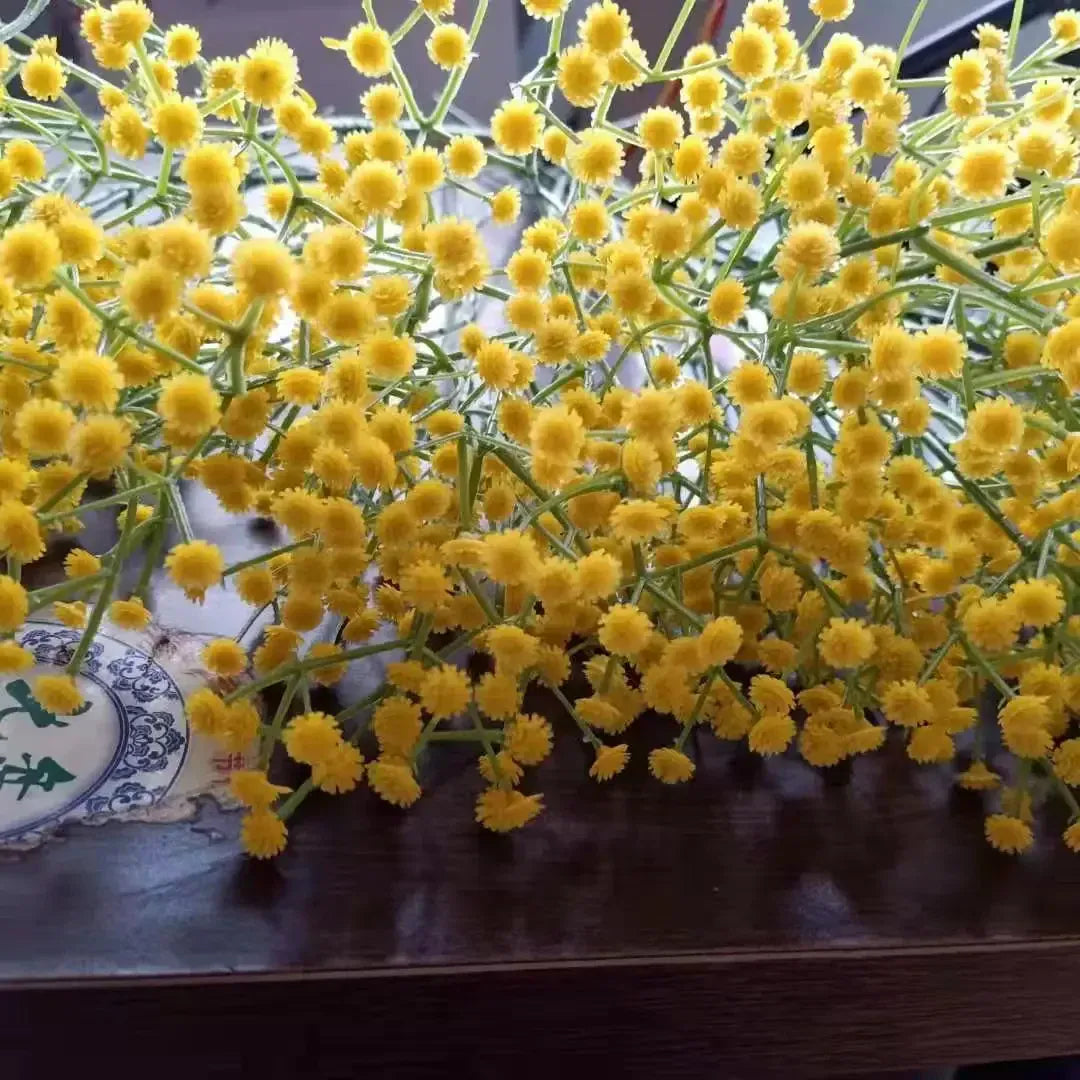 Fleurs de Gypsophile Artificielles | Artiflora Jaune / 1pcs