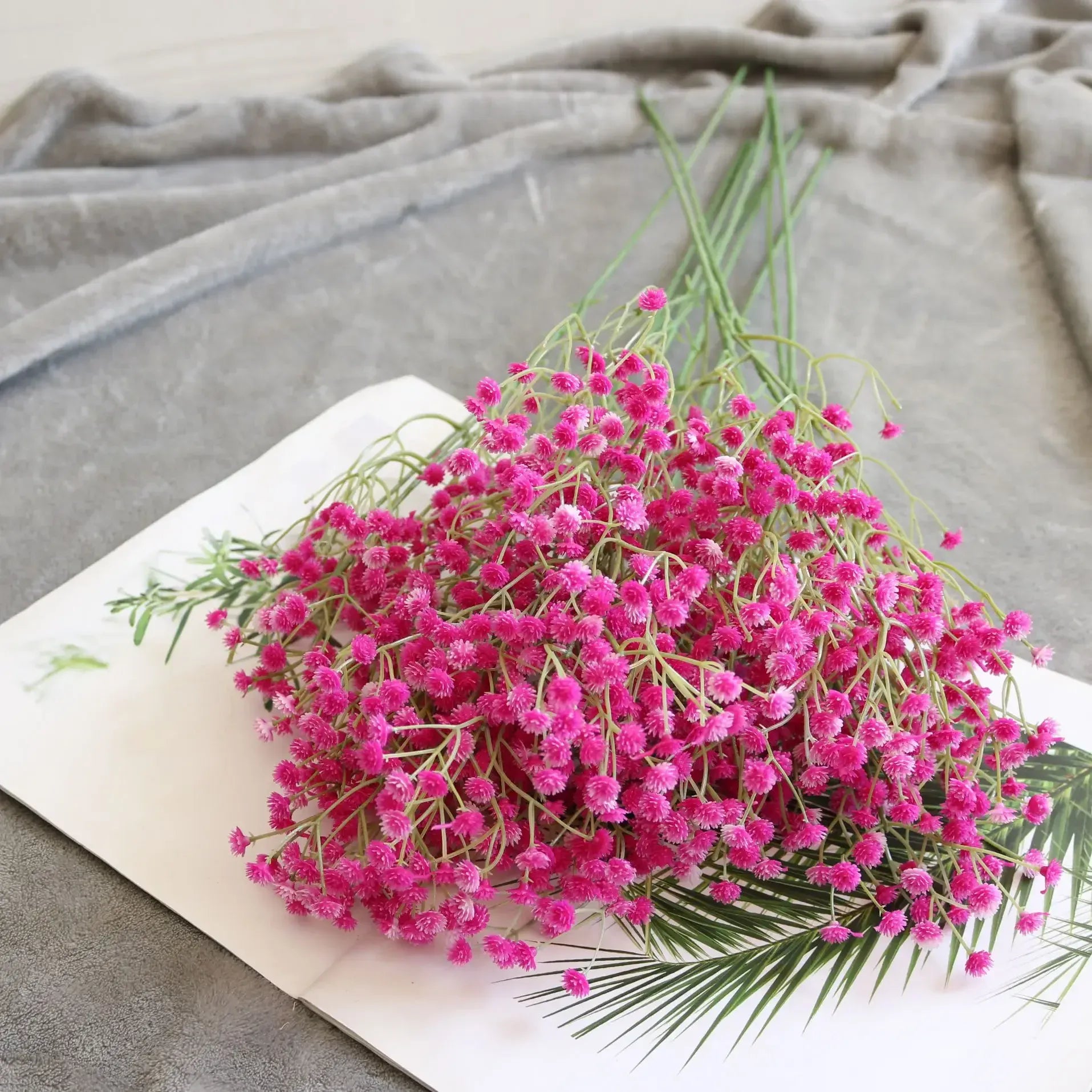 Fleurs de Gypsophile Artificielles | Artiflora Magenta / 1pcs