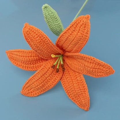 Fleurs de Lys Tricotées | Artiflora Orange