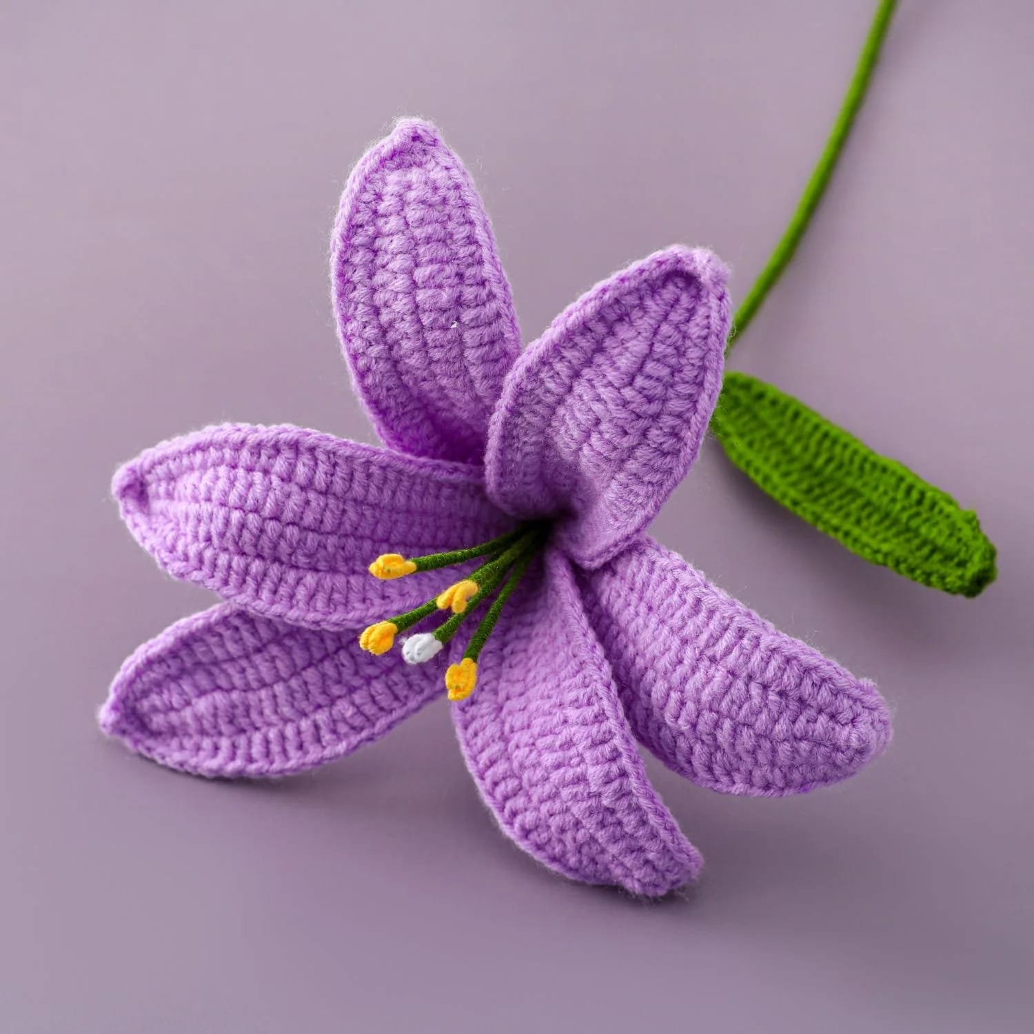 Fleurs de Lys Tricotées | Artiflora Violet