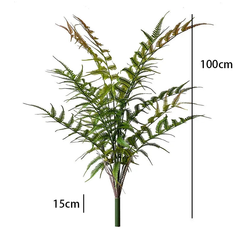 Fougère Artificielle Extérieur | Artiflora 100cm - 13 Feuilles 2