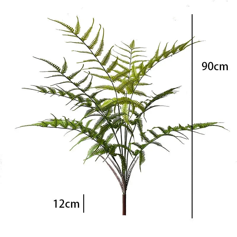 Fougère Artificielle Extérieur | Artiflora 90cm - 9 Feuilles 2