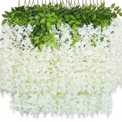 Glycines Artificielles | Artiflora Blanc / 12 pièces