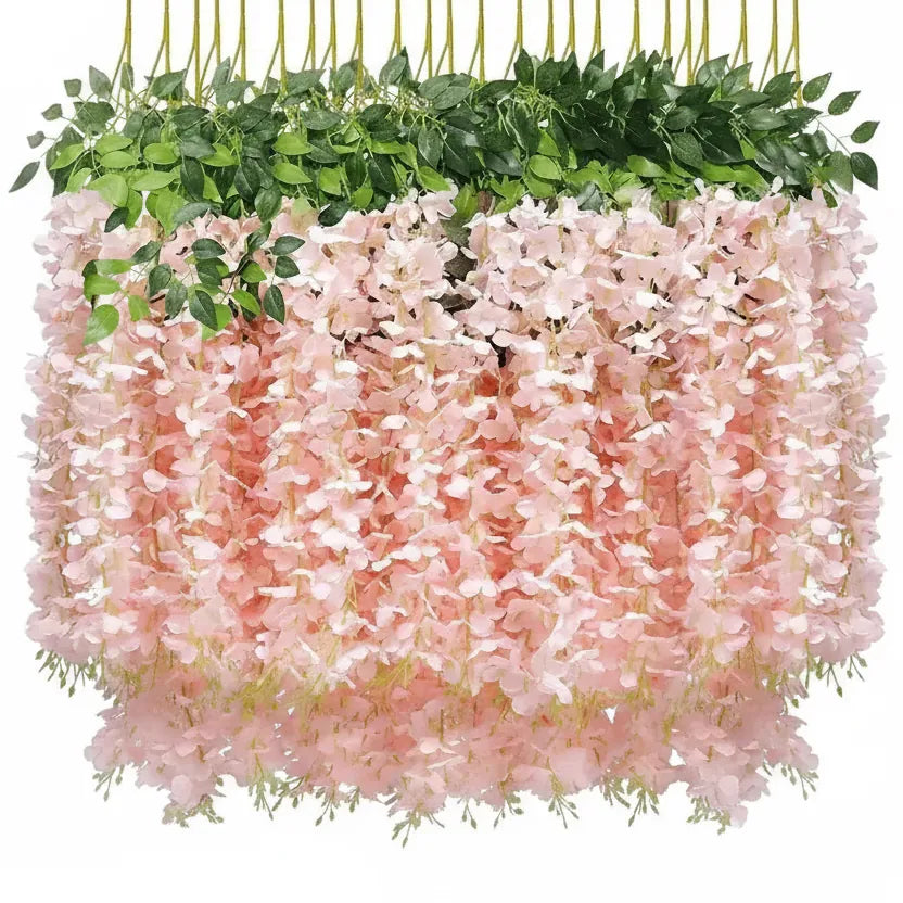 Glycines Artificielles | Artiflora Rose Clair / 12 pièces