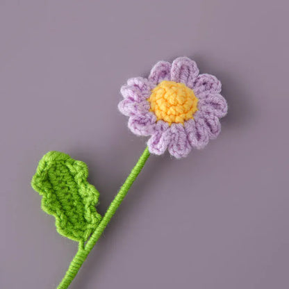 Grande Fleur Tricotée | Artiflora Violet