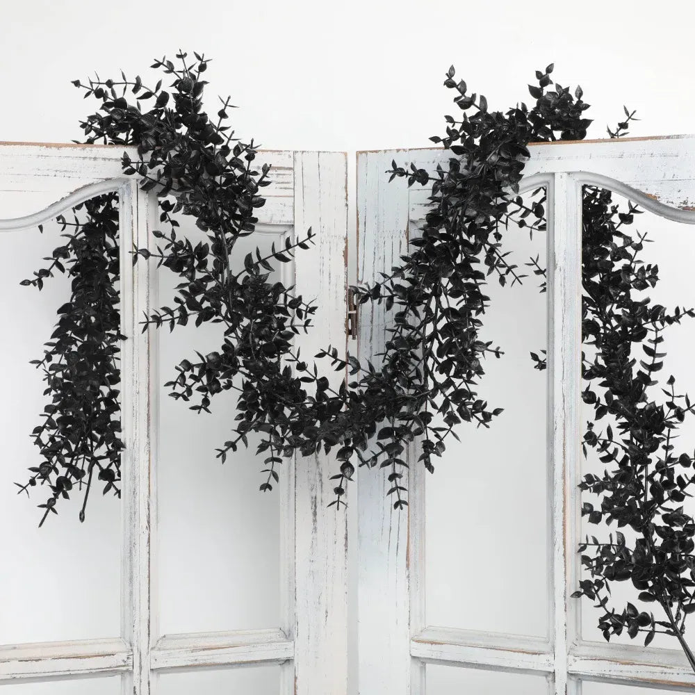 Guirlande d'Eucalyptus Noir Artificiel | Artiflora