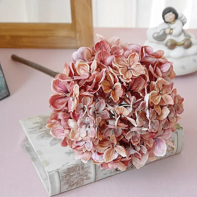 Hortensia Artificielle Automnales | Artiflora Rose Bruni