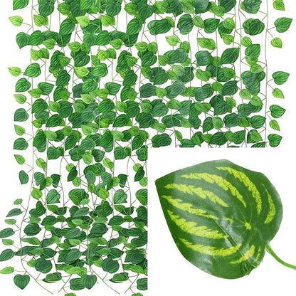 Lierre Artificiel Grande Taille | Artiflora 10m - 5 Fils / Watermelon